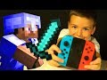 МИНИ ИГРЫ 🎯 МАЙНКРАФТ Кока с Родителями НУБик NINTENDO SWITCH Minecraft Нуб с ВЕБКОЙ