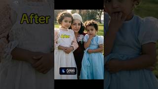 Highly damaged images photo restoration #144p #4k #tutorial #beforeandafter #geneology