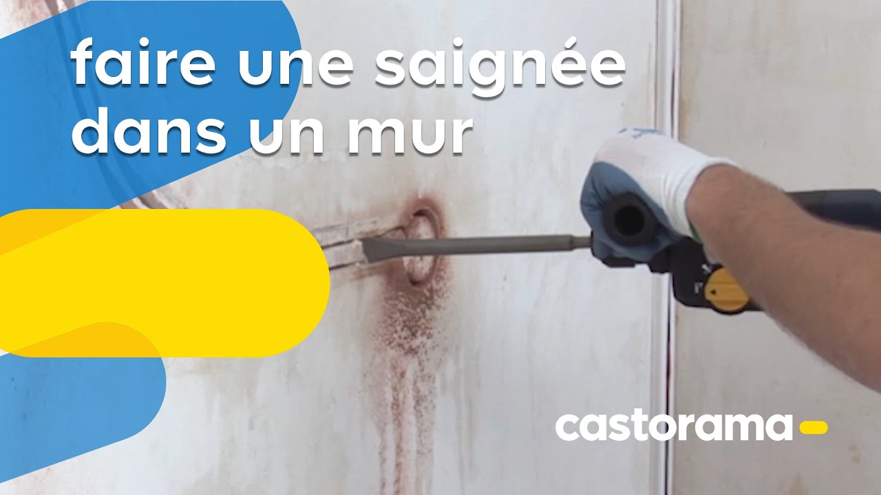 Realiser Une Saignee Dans Un Mur En Brique Castorama