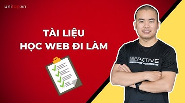 [Miễn phí] Tài liệu học lập trình web đi làm cho người mới bắt đầu| Unitop.vn