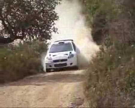 Testes Fiat abarth e Fiat Vodafone no Algarve, preparatÃ³rios para o Rali de Portugal 2008 (IRC)