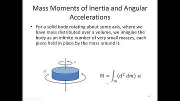A 2.6 Mass Moments of Inertia via Integration - Video Lecture - JPM