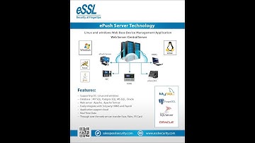eSSL epushserver software installation