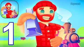Railway Builder - Gameplay Walkthrough Part 1 Tutorial Rail Builder (iOS, Android)