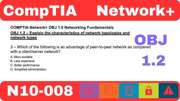 CompTIA Network+ N10-008 OBJ 1.2 OSI Network Topologies and Types part 3