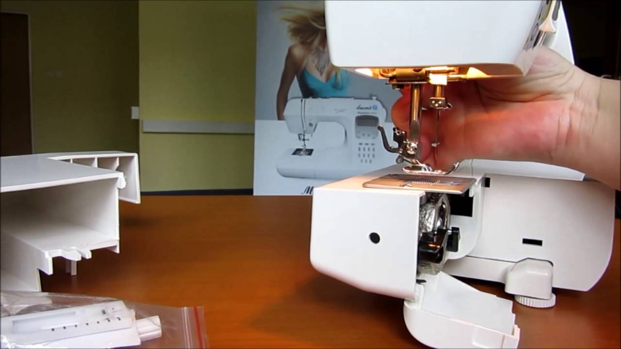 Šicí stroj Lucznik 419 Milena - předvedení