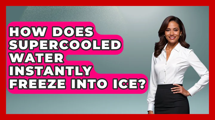 How Does Supercooled Water Instantly Freeze Into Ice? | Thermodynamics For Everyone News