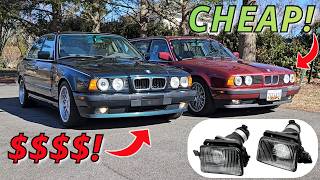 Are CHEAP eBay Fog Lights Worth It For Your BMW?? | E34, E32, E24