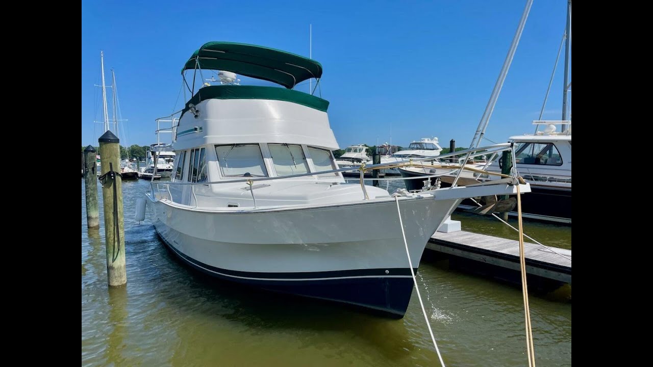 Trawler for sale: Mainship 39 "On the Water". Great Loop vert. - YouTube