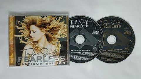 Taylor Swift - Fearless (Platinum Edition) CD+DVD Unboxing