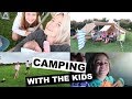 SIX GO CAMPING | WEEKEND FAMILY VLOG | Kate+