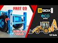 Making JCB 3DX Backhoe 1/8 scale form PVC - Part 09 (Stabilizer Arm & Cyliner)
