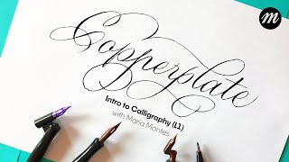 Introduction to Copperplate Calligraphy for Beginners (Part 1)