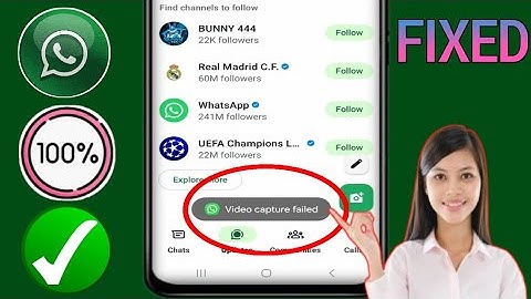 How to Fix WhatsApp Video Capture Failed Problem | WhatsApp Video Capture Failed