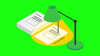 Study Lamp Green Screen | Study Desk and Study Lamp Green Screen VFX