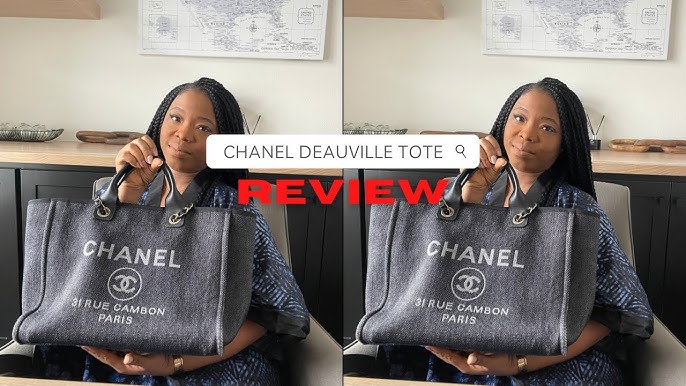 NEW Chanel Deauville SMALL Totes (sizes, colors, prices, mod shots