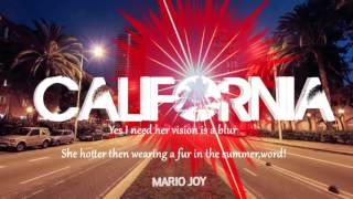 Mario Joy   California Lyric video Resimi