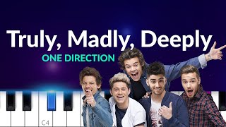 One Direction - Truly Madly Deeply | Piano Tutorial