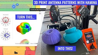 Downloading and 3D Printing Antenna Patterns with Hamina Network Planner