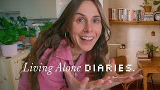 Apartment Kitchen Makeover Begins! *Renter Friendly* DIY + Winter Thrift Haul | Living Alone Diaries