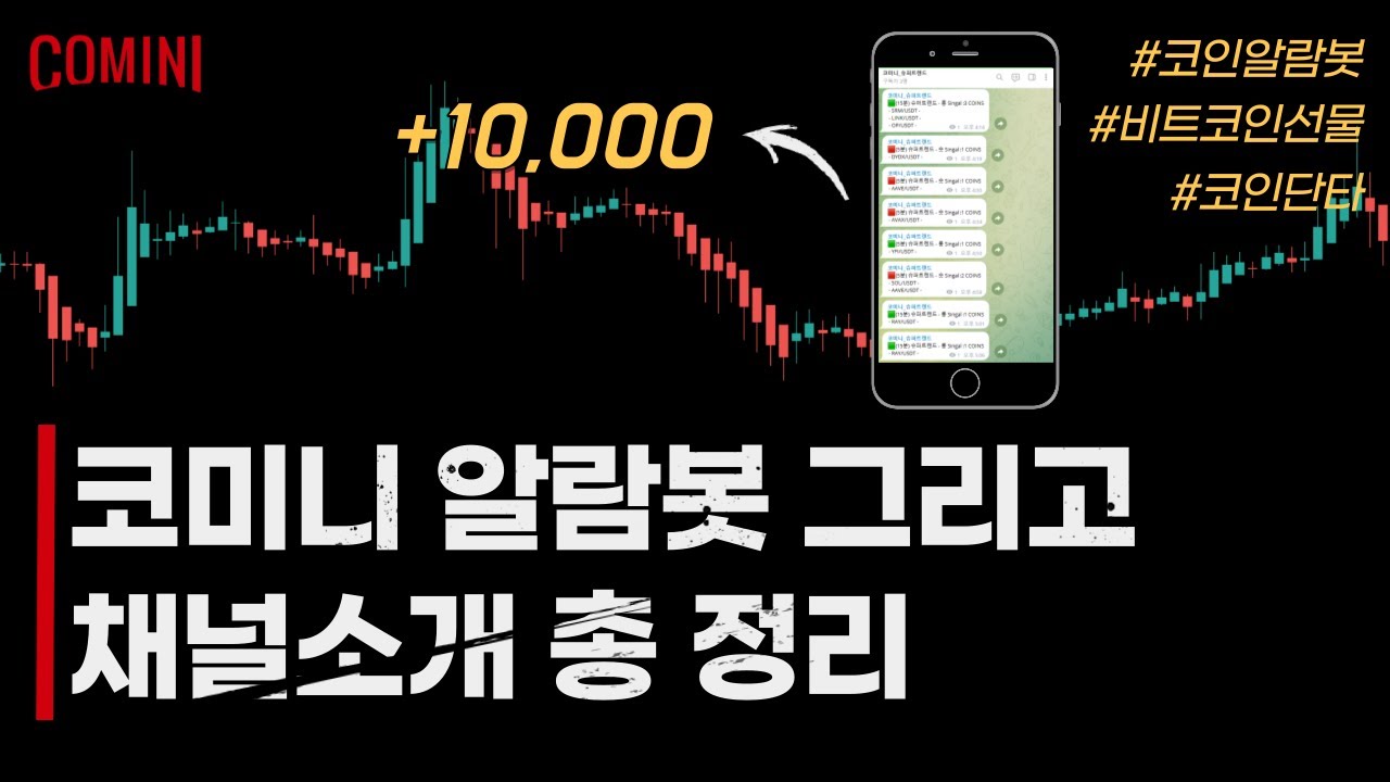 🔴 코미니 알람봇 및 채널소개 총 정리 (feat. 코인 선물) - YouTube