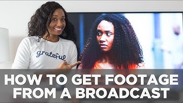 How To Get Your Actor Reel Footage From A Broadcast | Acting Resource Guru