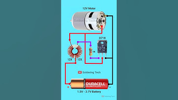1.5V to 12V converter | Joule thief booster | Voltage booster circuit