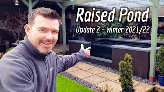 Winter Update On My 3 Window Semi-Raised Pond With Eazypod, Moving Bed, Uv Living Wall