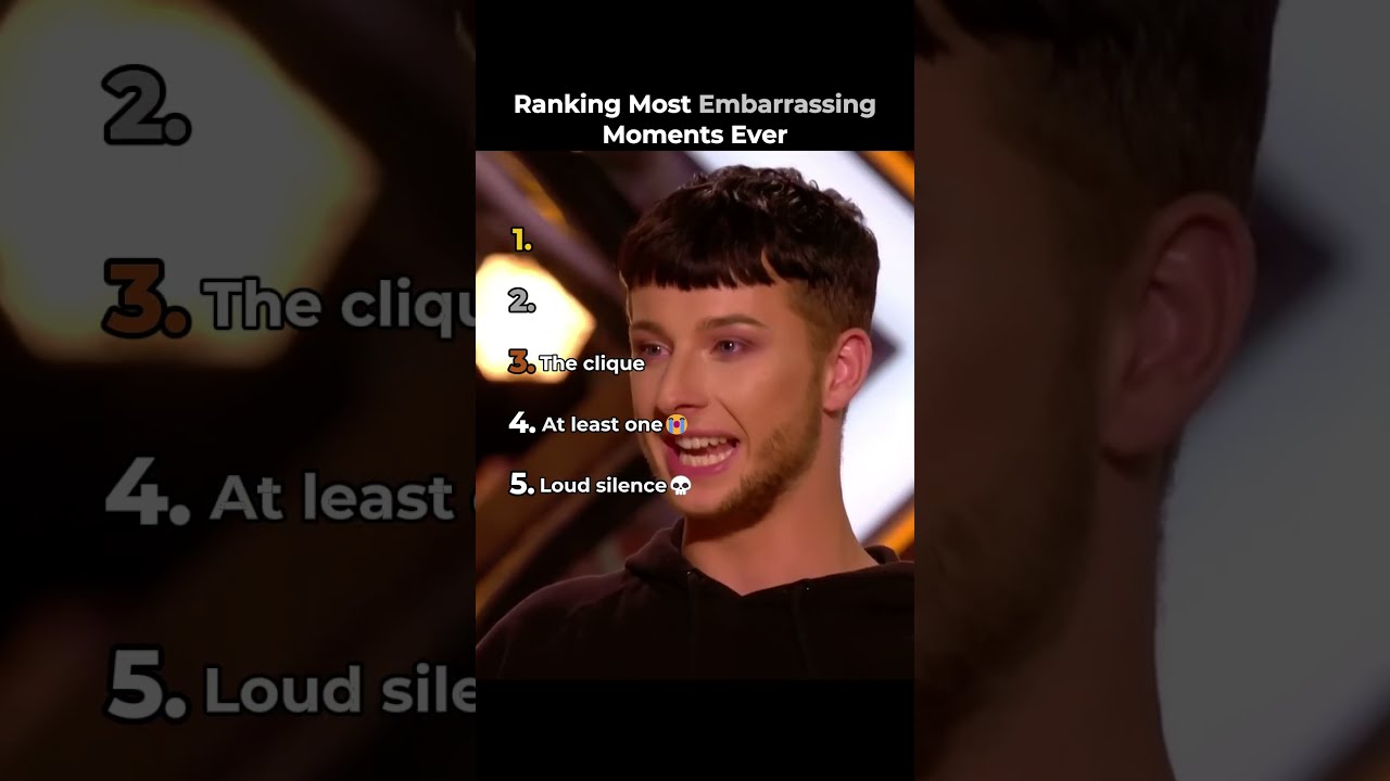 Ranking Most Embarrassing Moments Ever