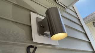 YOUNG&TAYLOR Outdoor Wall Lamp,Stainless Steel Modern Porch Light Review