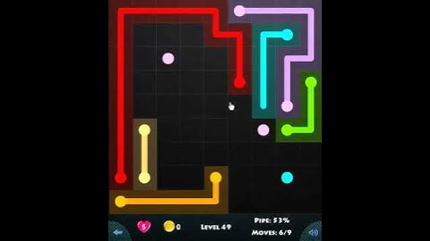flow game facebook - 9 x 9 mania level 49 Connect the dots