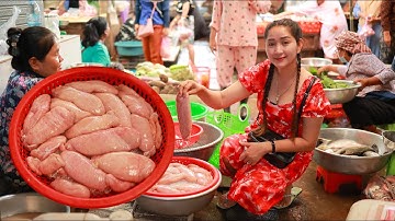 Buy Fish Egg and Smoked Fish for Sour Soup Cooking | Market Show | Prepared by Cooking with Sros