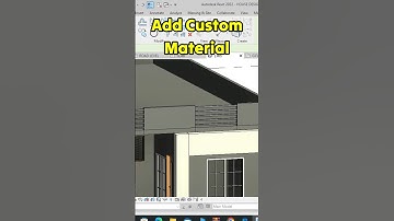 ✅Add  Custom Material In Revit #revit #architecture #ytshorts #viralshort