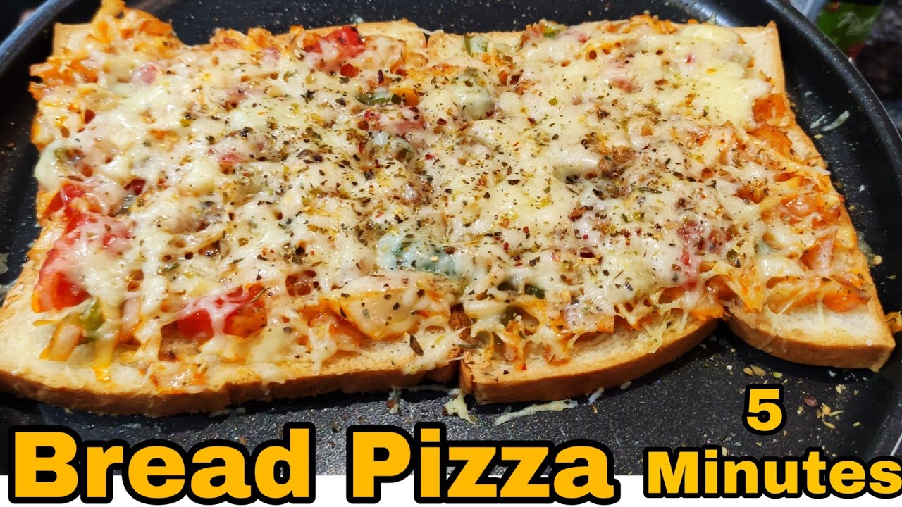 Bread Pizza 🍕🍕Recipe in microwave oven and Tawa Using LG convection microwave oven