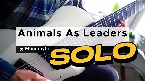 Tutorial #21 with TABS Animals As Leaders - Monomyth SOLO -   Tosin Abasi