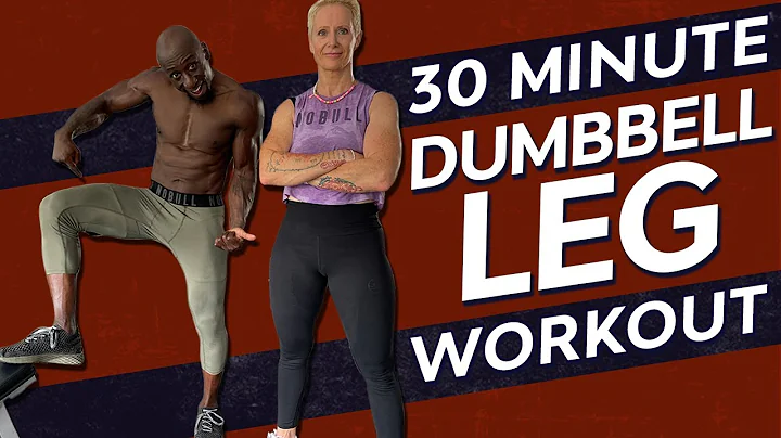 30 Minute Lower Body Dumbbell Workout - Glutes, Qu...