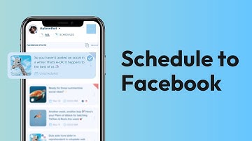 How To Create + Schedule a post for Facebook on the Plann app
