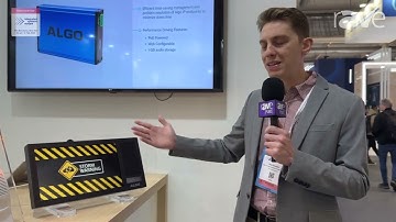 ISE 2024: Algo Presents 8410 IP Display with Built-in Speaker for Visual and Audible Alerting