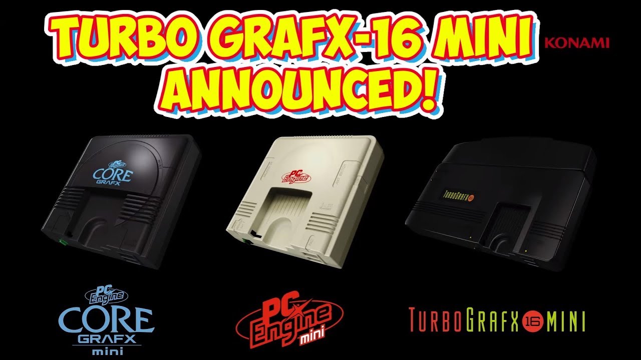 Konami Announces PC Engine/TurboGrafx-16 Mini