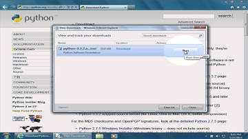 Python3: Windows 7 installation