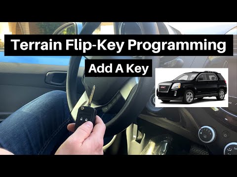 How To Program A GMC Terrain Flip Key Remote Fob 2010 - 2017 DIY Add A Flip-Key Tutorial