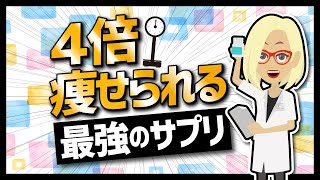 【論文解説】「４倍痩せられる最強のサプリ」を世界一分かりやすく要約してみた