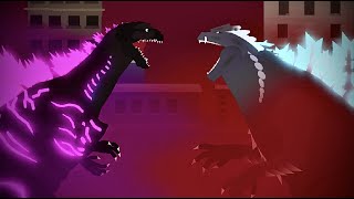 Shin Godzilla vs Godzilla Ultima (Full Animated Fight)