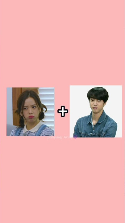 Jin and Jisoo Cute sibling ❤️ #bts #blackpink #jin #jisoo #jinsoo