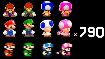 Super Mario Maker 2 – 4 Players Super Worlds Local Multiplayer (Co-Op) Walkthrough World 1, 2