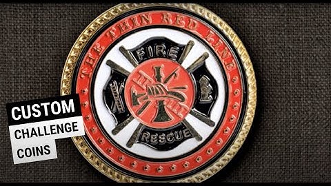 Custom Challenge Coins - Fire Challenge Coins