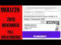 Edexcel GCSE Maths Higher Tier Paper 2 November 2025 | Complete Walkthrough & Theory Explanations