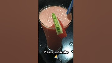 WATERMELON MILK JUICE 🍉🥤youtubeshorts #youtube #shorts #youtuber #youtubechannel #reels #trending
