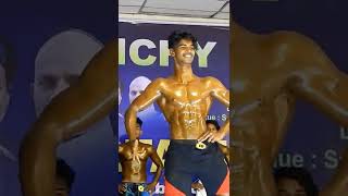 17 year old teenager men's physique posing | mr tamilnadu 2022 #fitness #bodybuilding #shorts