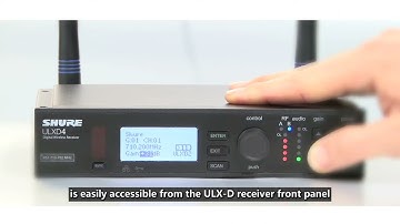 Shure ULX-D Digital Wireless System | System Gain Control